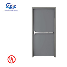 36 po x 80 en gris Flush Exit Fire Proof acier Préhung Commercial Porte commerciale